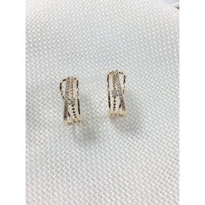 COPY - 14k Plated Small Hoop Earrings